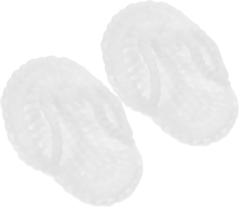 White Newborn Photography Slippers Props For Baby Photoshoot Shoes - Image 1